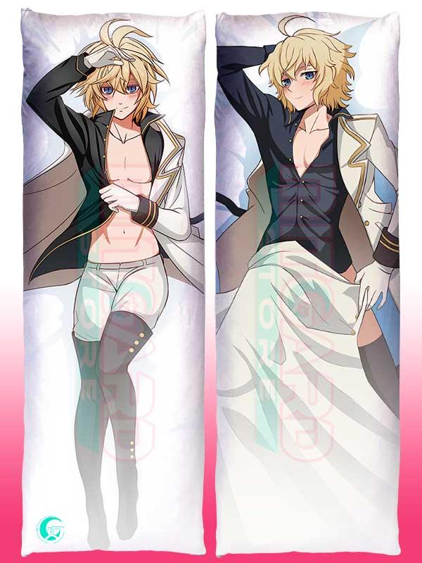 OWARI NO SERAPH Mikaela Hyakuya Body pillow case dakimakura - 50cmx150cm / Soft Satin / 2 Sides Printed - 1